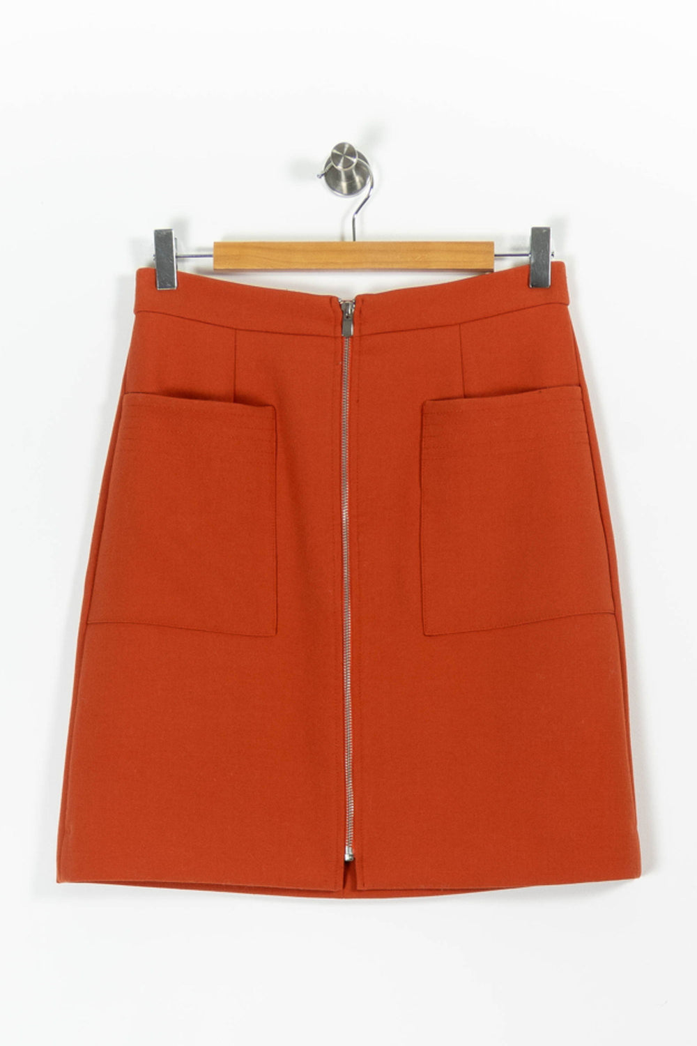 Jupe Trapèze Orange - Taille S/36 de la marque Caroll | PARAD96693 - Vendu par Paradigme - Image 2