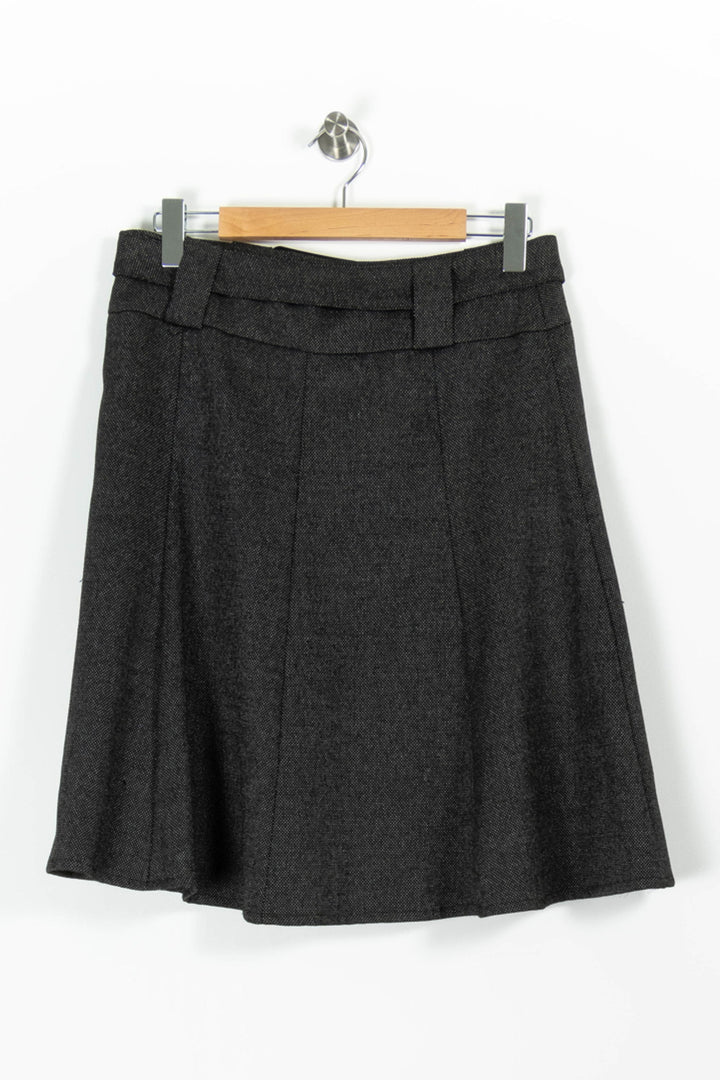 Jupe Courte Grise - Taille XL/42 de la marque Caroll | PARAD96695 - Vendu par Paradigme - Image 4