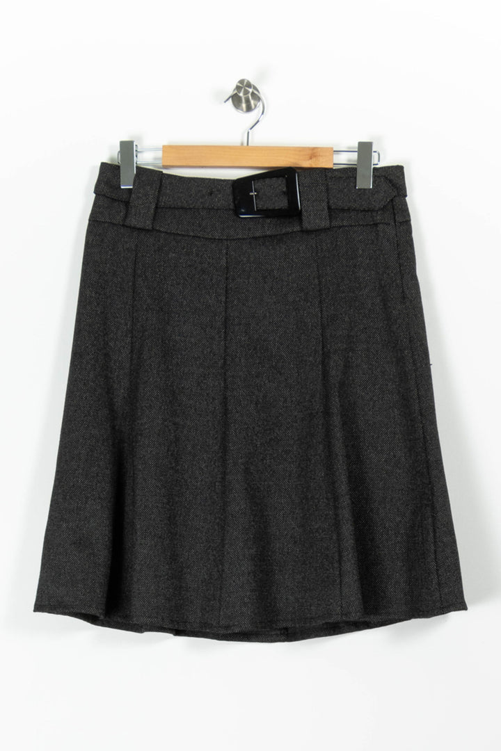 Jupe Courte Grise - Taille XL/42 de la marque Caroll | PARAD96695 - Vendu par Paradigme - Image 2