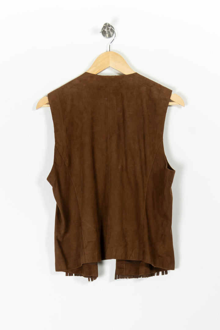 Gilet Sans Manches Marron - Taille L/40 de la marque Caroll | PARAD96697 - Vendu par Paradigme - Image 4