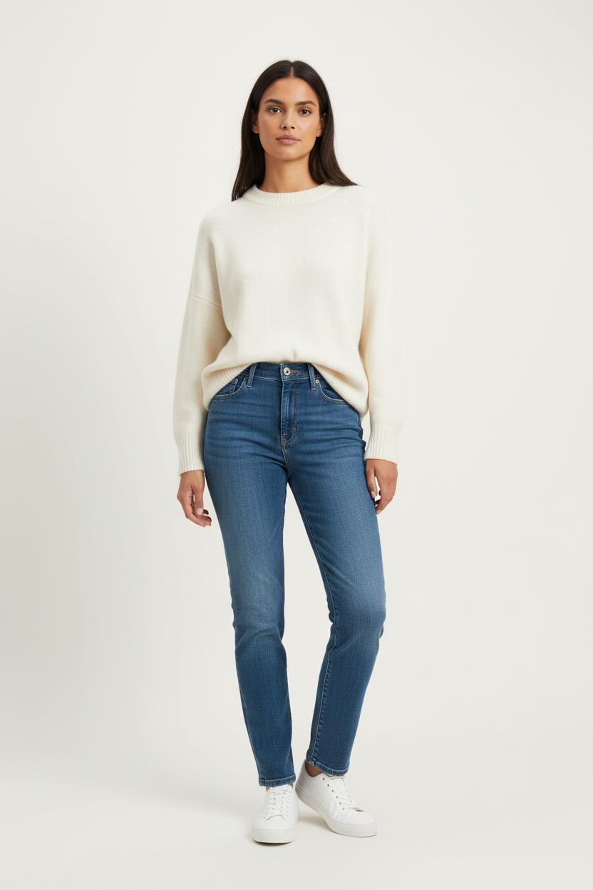 Jean Droit Bleu - Taille S/36 de la marque Levi's | PARAD96699 - Vendu par Paradigme - Image 1