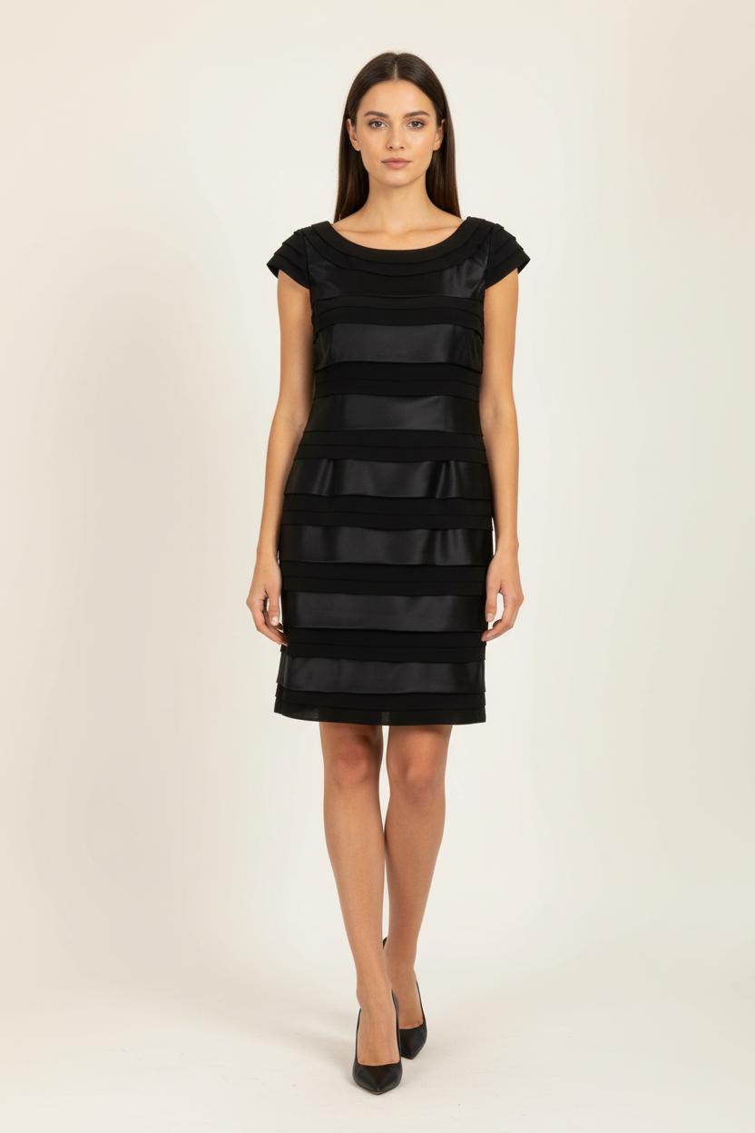 Robe Droite Noire - Taille M/38 de la marque Caroll | PARAD96702 - Vendu par Paradigme - Image 1