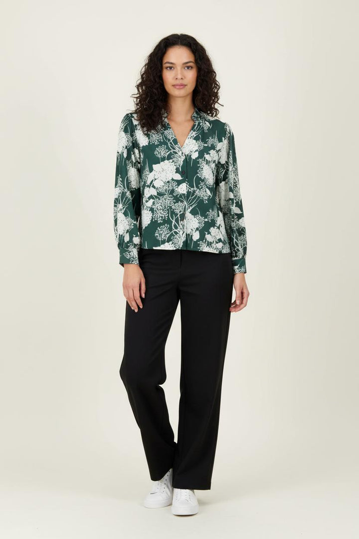 Blouse Verte et Blanche - Taille M/38 de la marque Modetrotter | PARAD96705 - Vendu par Paradigme - Image 1