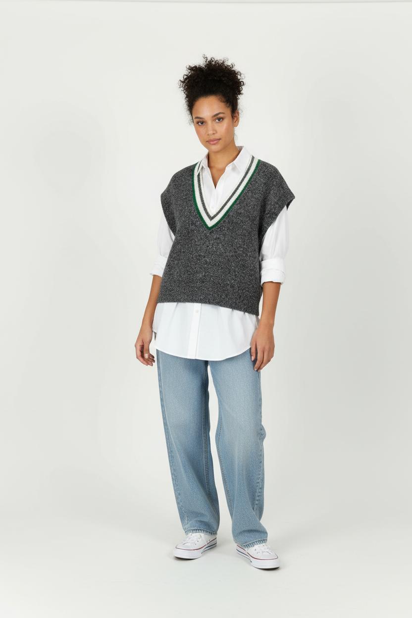 Débardeur Gris - Taille M/38 de la marque Vanessa Bruno | PARAD96708 - Vendu par Paradigme - Image 1