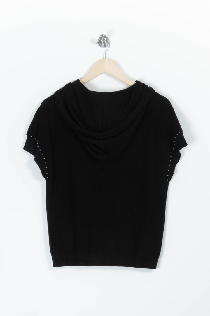 Gilet à Capuche Noir - Taille M/38 de la marque IKKS | PARAD96711 - Vendu par Paradigme - Image 4