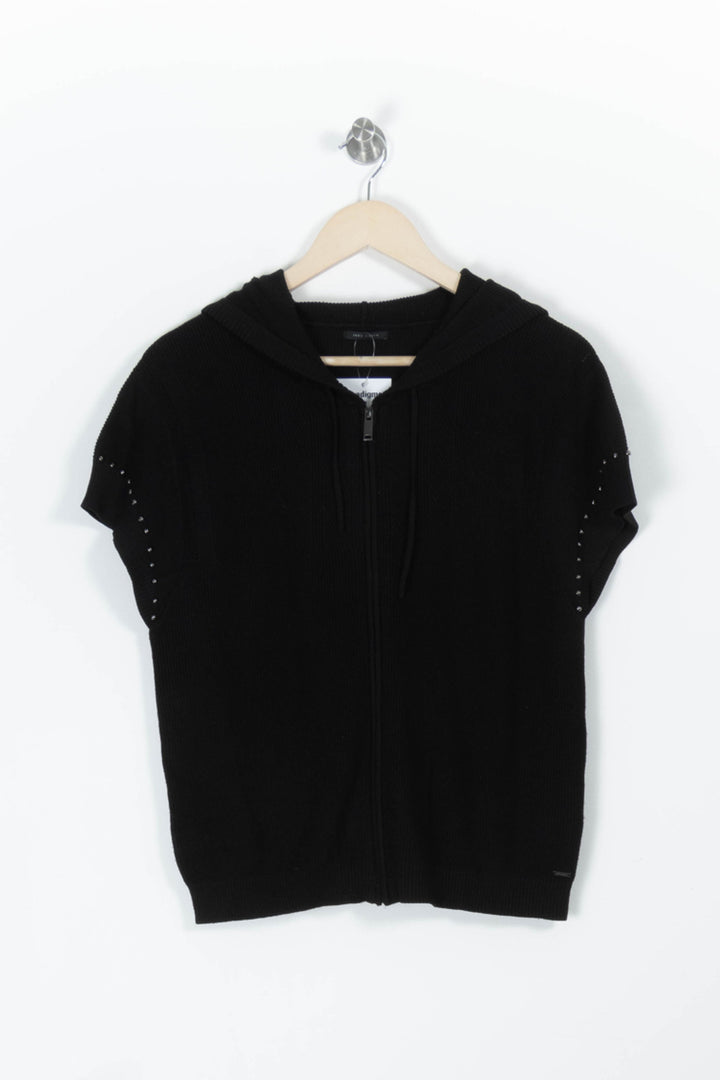 Gilet à Capuche Noir - Taille M/38 de la marque IKKS | PARAD96711 - Vendu par Paradigme - Image 2
