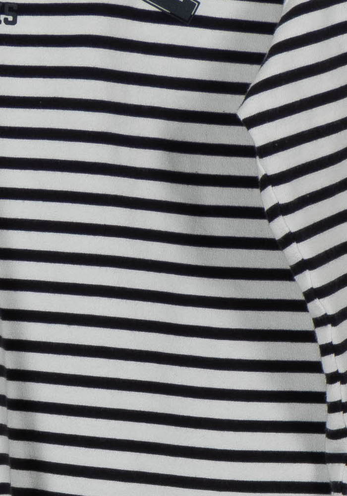 Marinière Blanche et Noire - Taille L/40 de la marque Claudie Pierlot | PARAD96712 - Vendu par Paradigme - Image 3