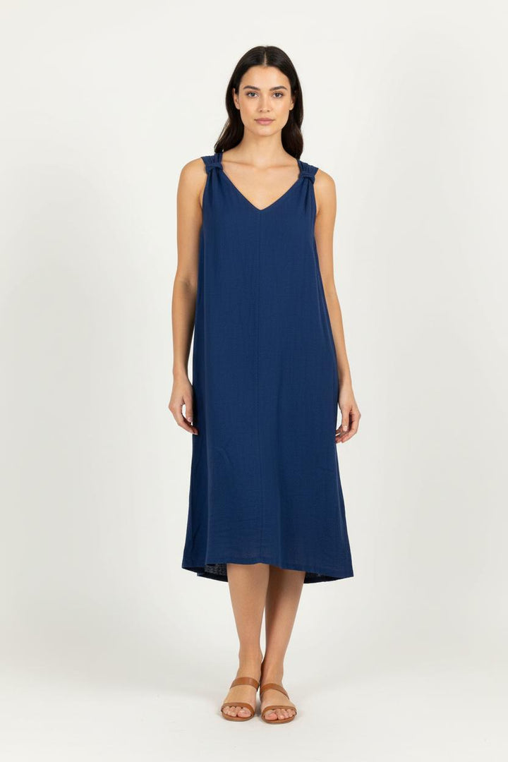Robe Midi Bleue - Taille M/38 de la marque Comptoir des Cotonniers | PARAD96714 - Vendu par Paradigme - Image 1