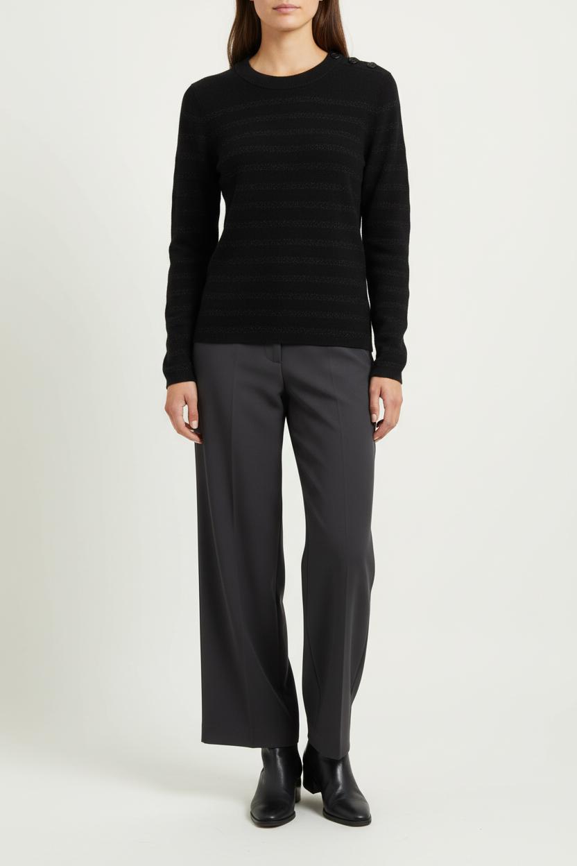 Pull Noir - Taille L/40 de la marque Comptoir des Cotonniers | PARAD96717 - Vendu par Paradigme - Image 1
