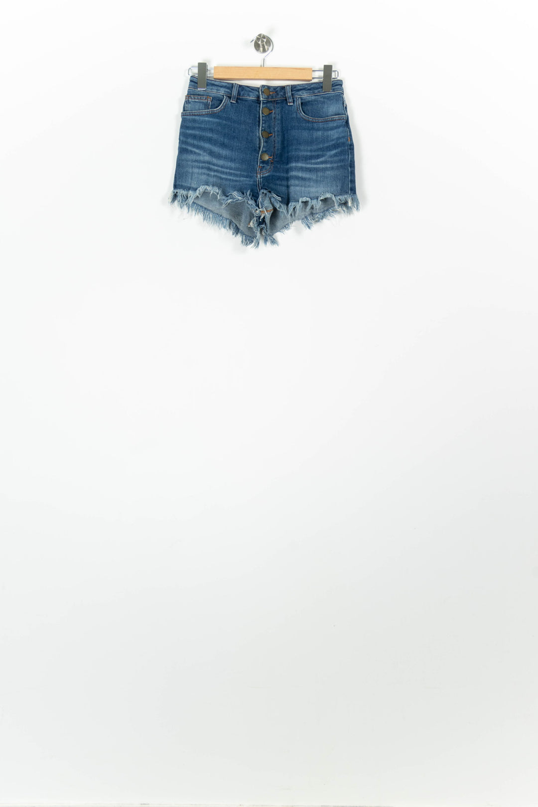 Short en Jean Bleu - Taille L/40 de la marque Maje | PARAD96722 - Vendu par Paradigme - Image 2
