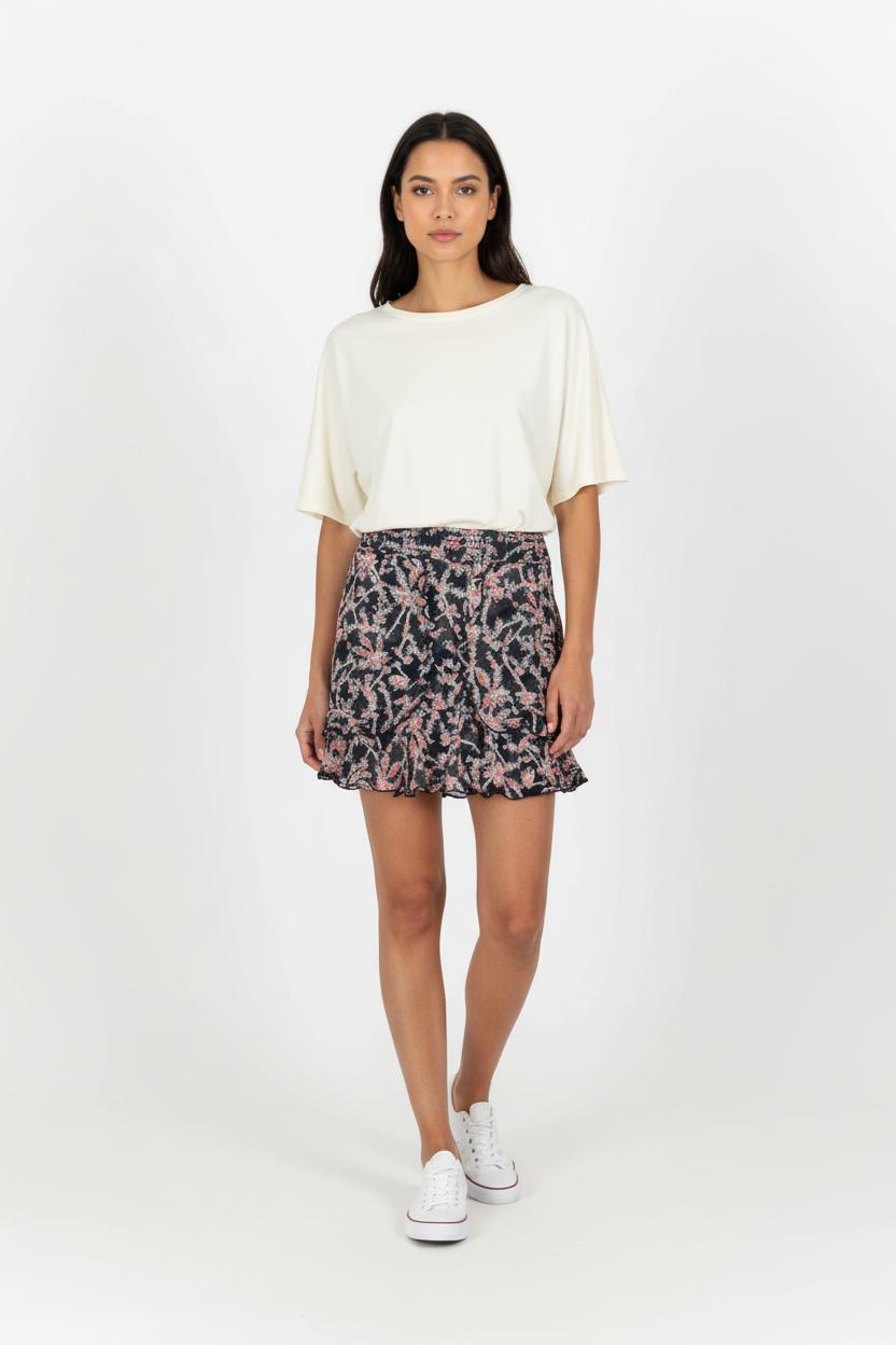 Jupe Volantée Multicolore - Taille M/38 de la marque Bérénice | PARAD96730 - Vendu par Paradigme - Image 1