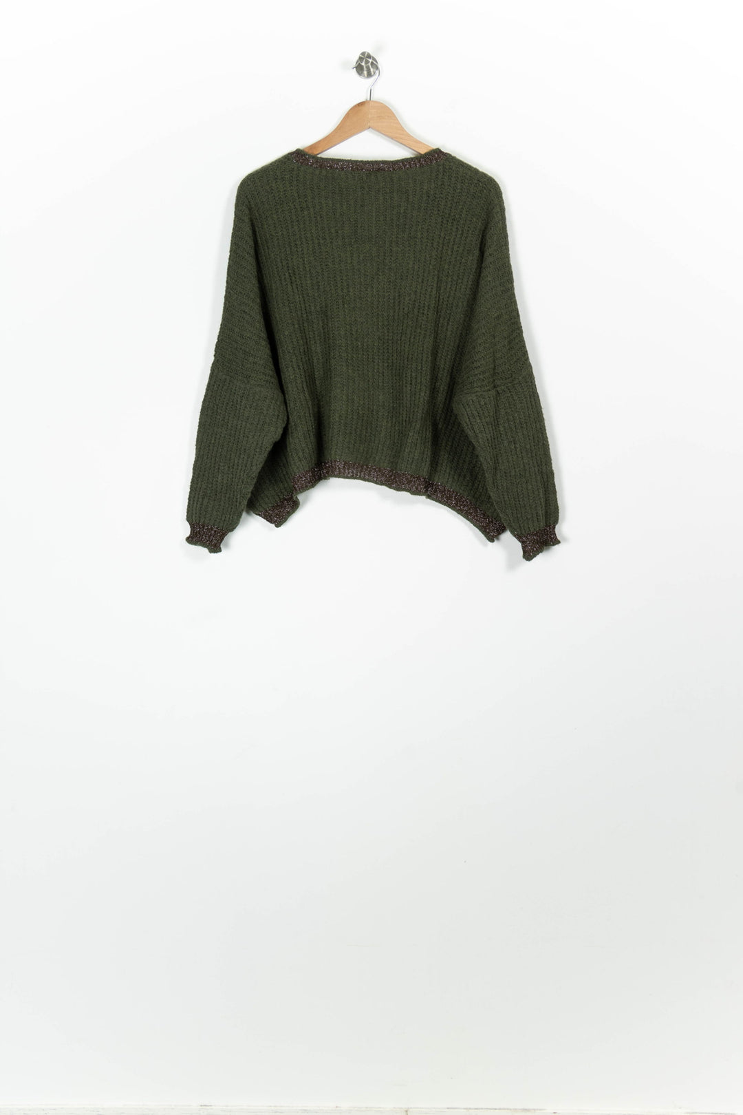 Pull Vert - Taille L/40 de la marque La Fée Maraboutée | PARAD96747 - Vendu par Paradigme - Image 4