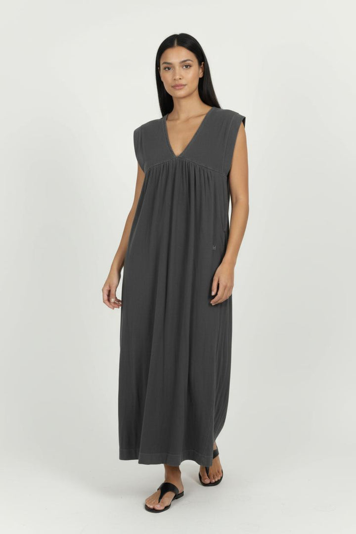 Robe Longue Grise - Taille S/36 de la marque Léon & Harper | PARAD96754 - Vendu par Paradigme - Image 1