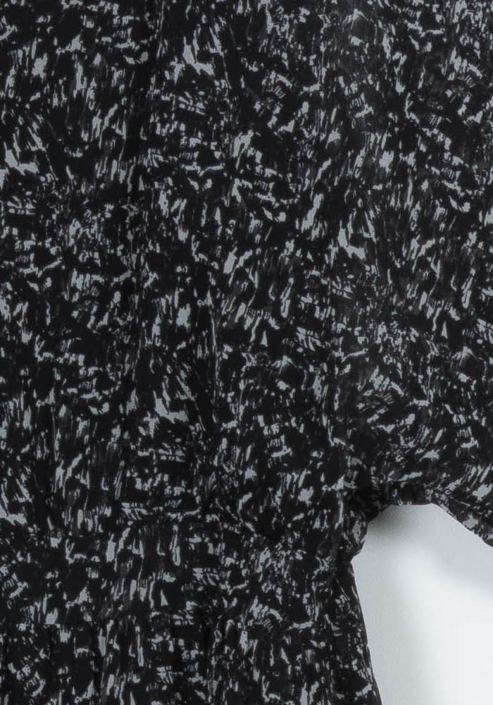 Robe Fluide Noire et Blanche - Taille XL/42 de la marque IKKS | PARAD96758 - Vendu par Paradigme - Image 3