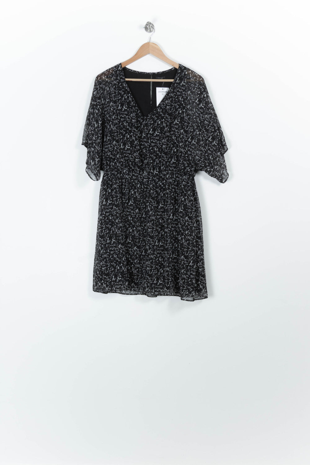Robe Fluide Noire et Blanche - Taille XL/42 de la marque IKKS | PARAD96758 - Vendu par Paradigme - Image 2