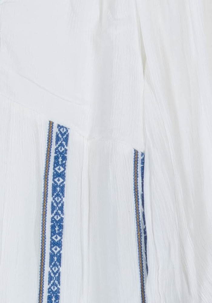 Robe Courte Blanche et Bleue - Taille XL/42 de la marque Maison 123 | PARAD96759 - Vendu par Paradigme - Image 3