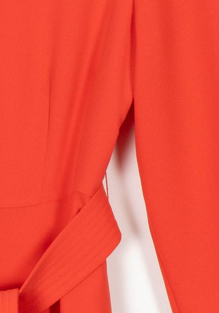 Robe Midi Rouge - Taille M/38 de la marque Claudie Pierlot | PARAD96769 - Vendu par Paradigme - Image 3