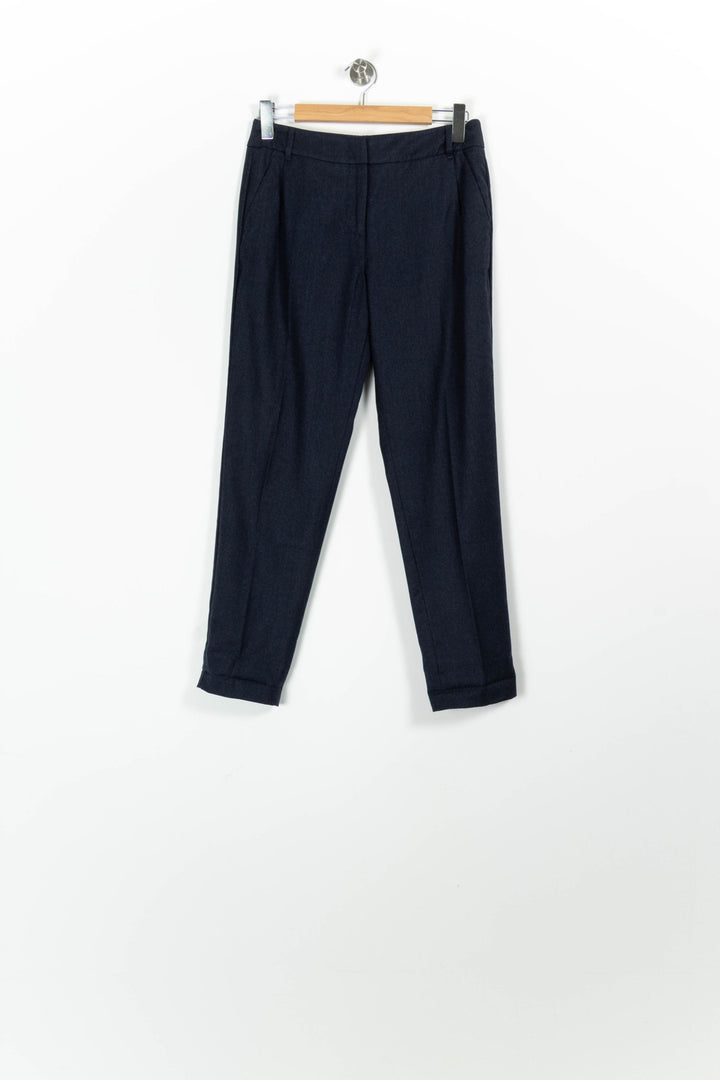 Pantalon Bleu - Taille L/40 de la marque Weekend Max Mara | PARAD96771 - Vendu par Paradigme - Image 2