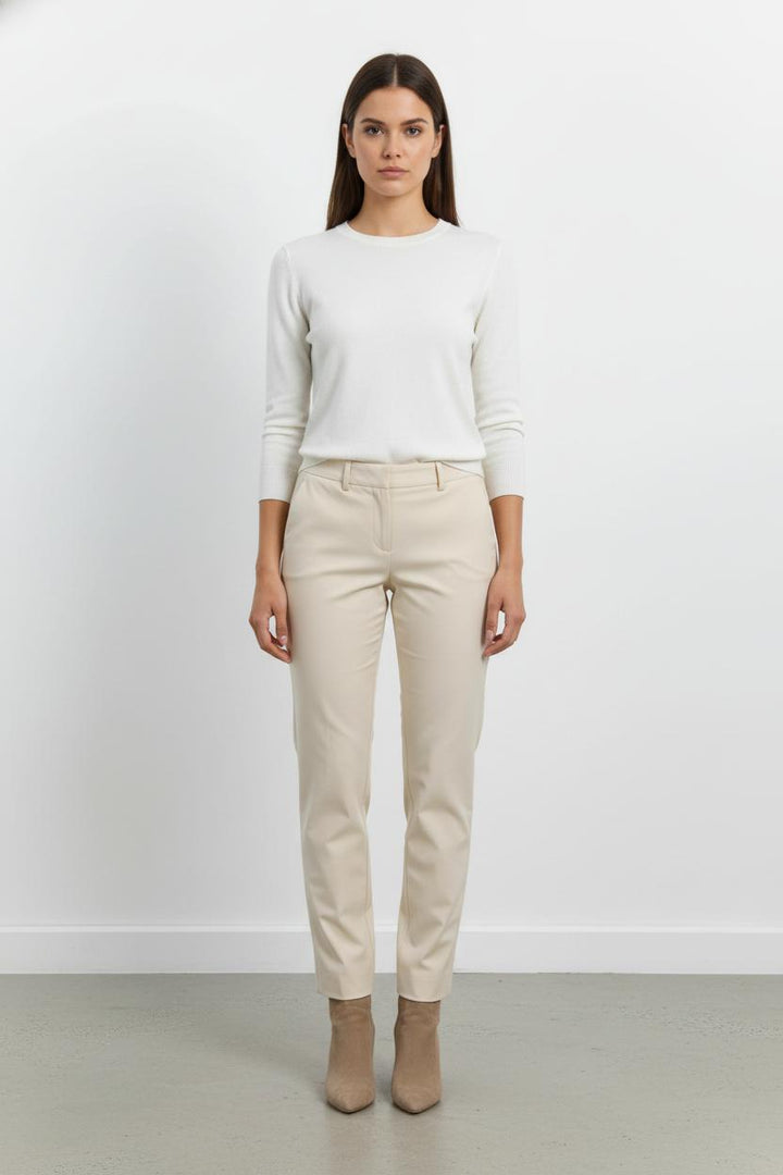 Pantalon Beige - Taille XL/42 de la marque Max Mara | PARAD96777 - Vendu par Paradigme - Image 1