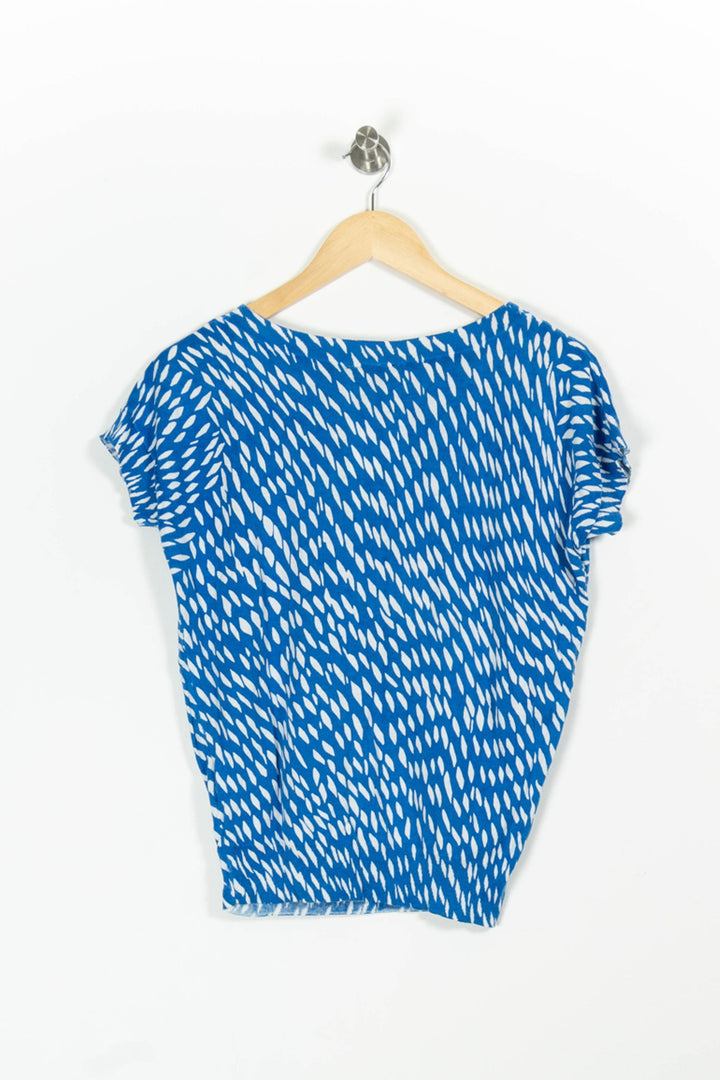 Tee-shirt Bleu et Blanc - Taille XS/34 de la marque Caroll | PARAD96782 - Vendu par Paradigme - Image 4