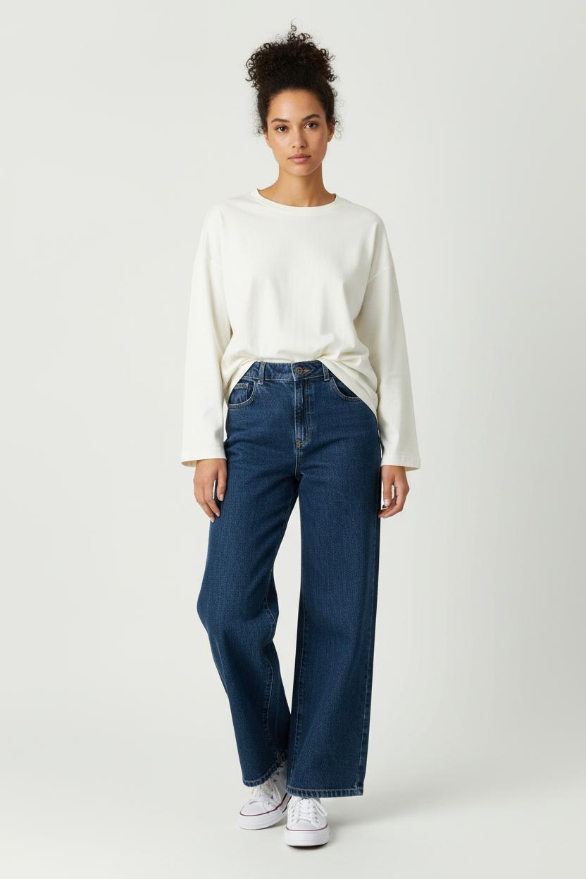 Jean Large Bleu - Taille M/38 de la marque Balzac Paris | PARAD96783 - Vendu par Paradigme - Image 1