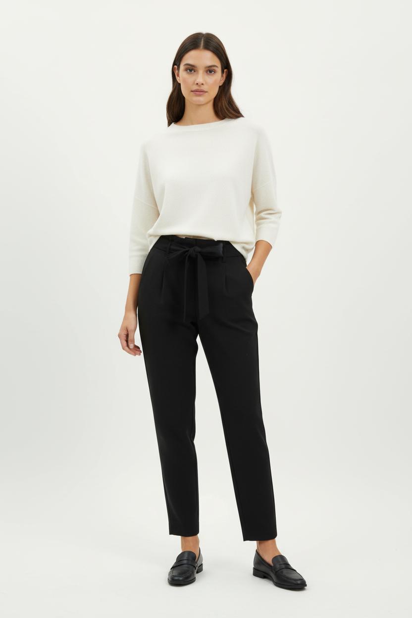 Pantalon Noir - Taille L/40 de la marque Caroll | PARAD96785 - Vendu par Paradigme - Image 1