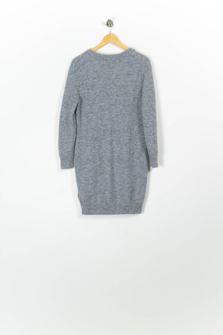 Robe Pull Grise - Taille S/36 de la marque Caroll | PARAD96791 - Vendu par Paradigme - Image 4