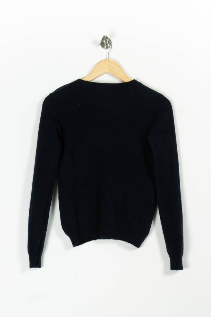 Pull Bleu - Taille XS/34 de la marque Caroll | PARAD96800 - Vendu par Paradigme - Image 4