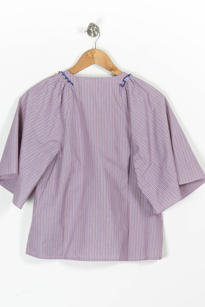 Blouse Violet et Bleu - Taille XS/34 de la marque Karl Marc John | PARAD96801 - Vendu par Paradigme - Image 4