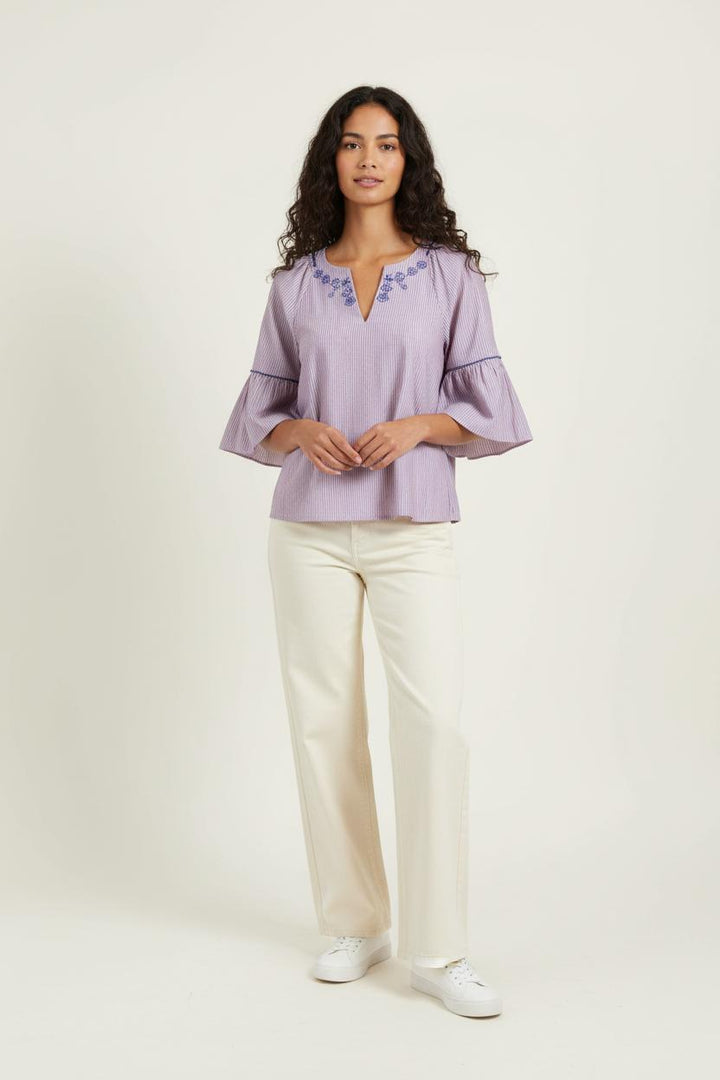 Blouse Violette et Bleue - Taille S/36 de la marque Karl Marc John | PARAD96806 - Vendu par Paradigme - Image 1
