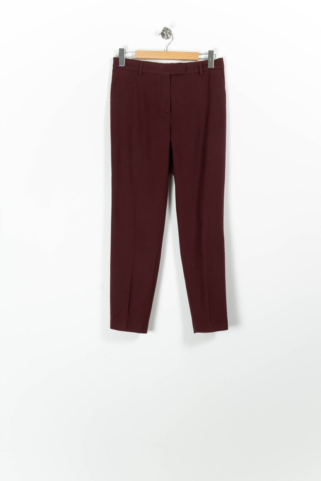 Pantalon Bordeaux - Taille XL/42 de la marque Max Mara | PARAD96807 - Vendu par Paradigme - Image 2