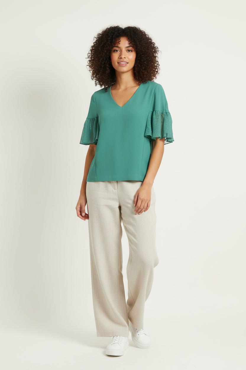 Blouse Verte - Taille S/36 de la marque Karl Marc John | PARAD96809 - Vendu par Paradigme - Image 1