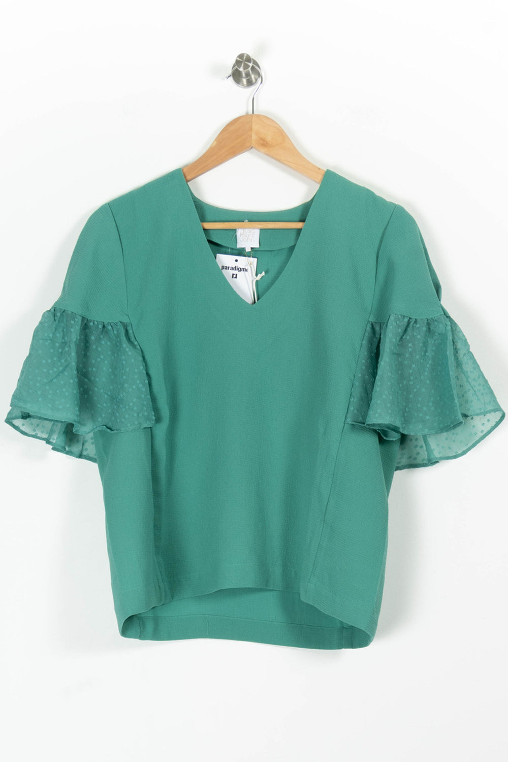 Blouse Verte - Taille S/36 de la marque Karl Marc John | PARAD96809 - Vendu par Paradigme - Image 2