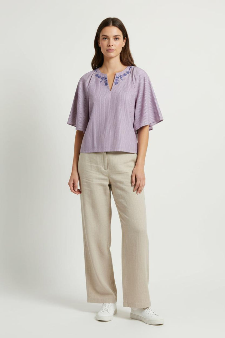 Blouse Violet et Bleu - Taille S/36 de la marque Karl Marc John | PARAD96810 - Vendu par Paradigme - Image 1