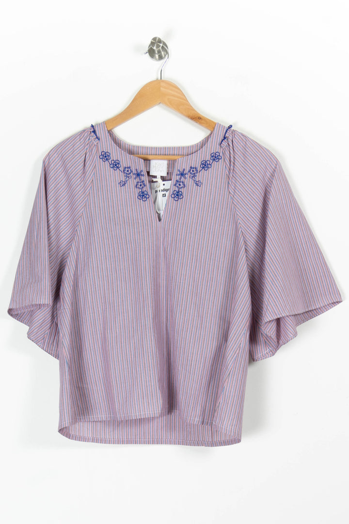 Blouse Violet et Bleu - Taille S/36 de la marque Karl Marc John | PARAD96810 - Vendu par Paradigme - Image 2