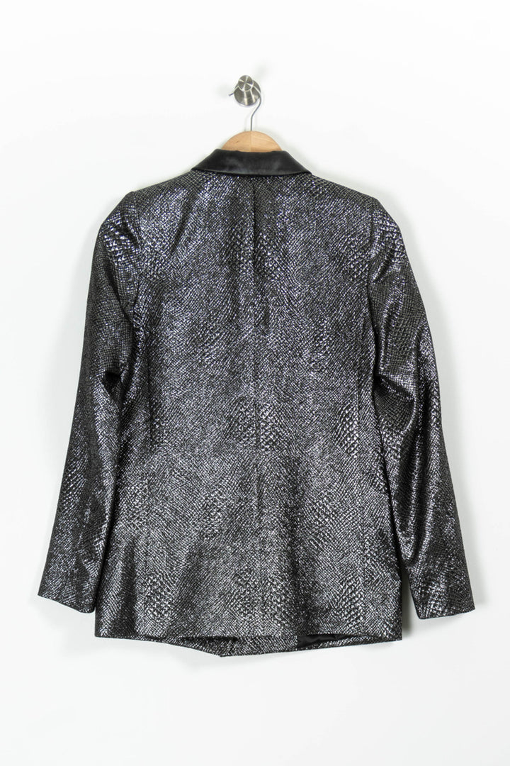 Blazer Gris et Noir - Taille S/36 de la marque IKKS | PARAD96812 - Vendu par Paradigme - Image 4