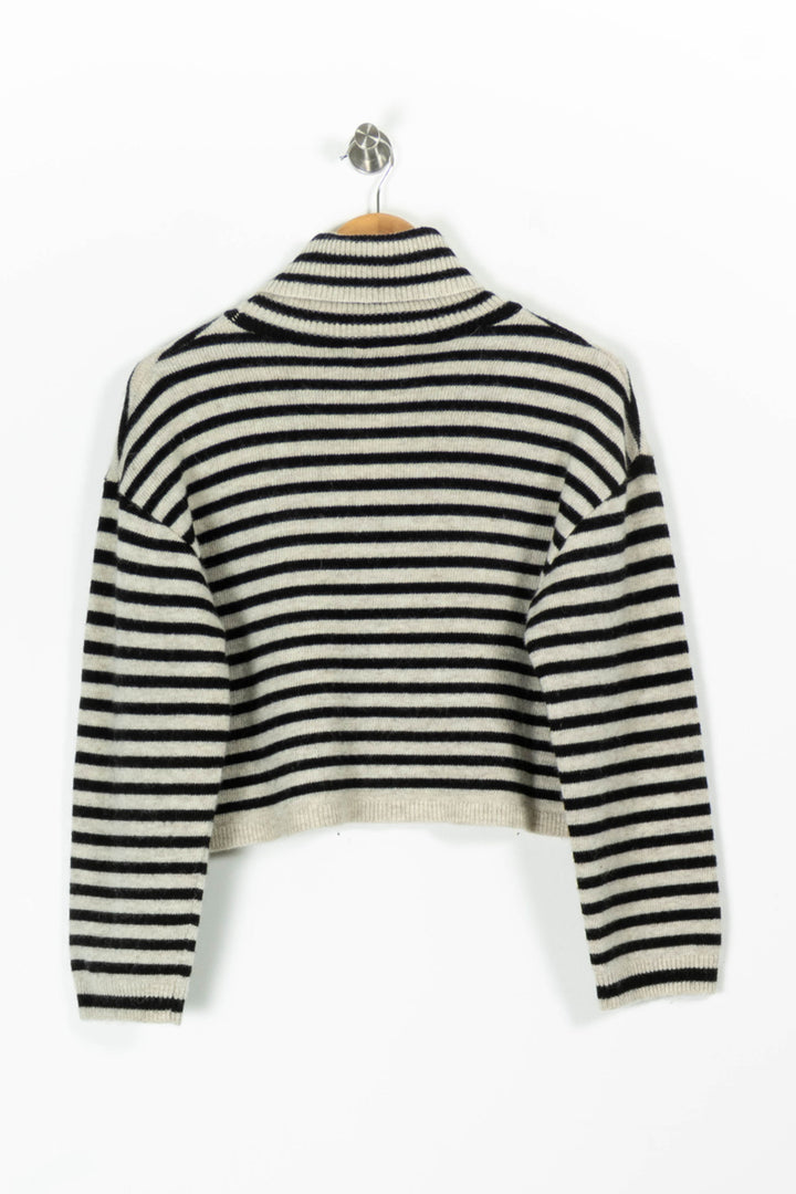 Pull Rayé Noir et Blanc - Taille XS/34 de la marque Suncoo | PARAD96816 - Vendu par Paradigme - Image 4