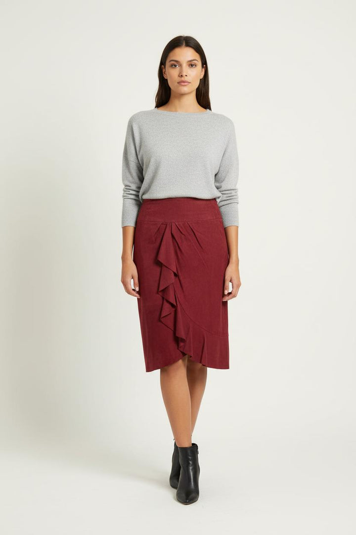 Jupe Midi Rose - Taille S/36 de la marque ba&sh | PARAD96817 - Vendu par Paradigme - Image 1