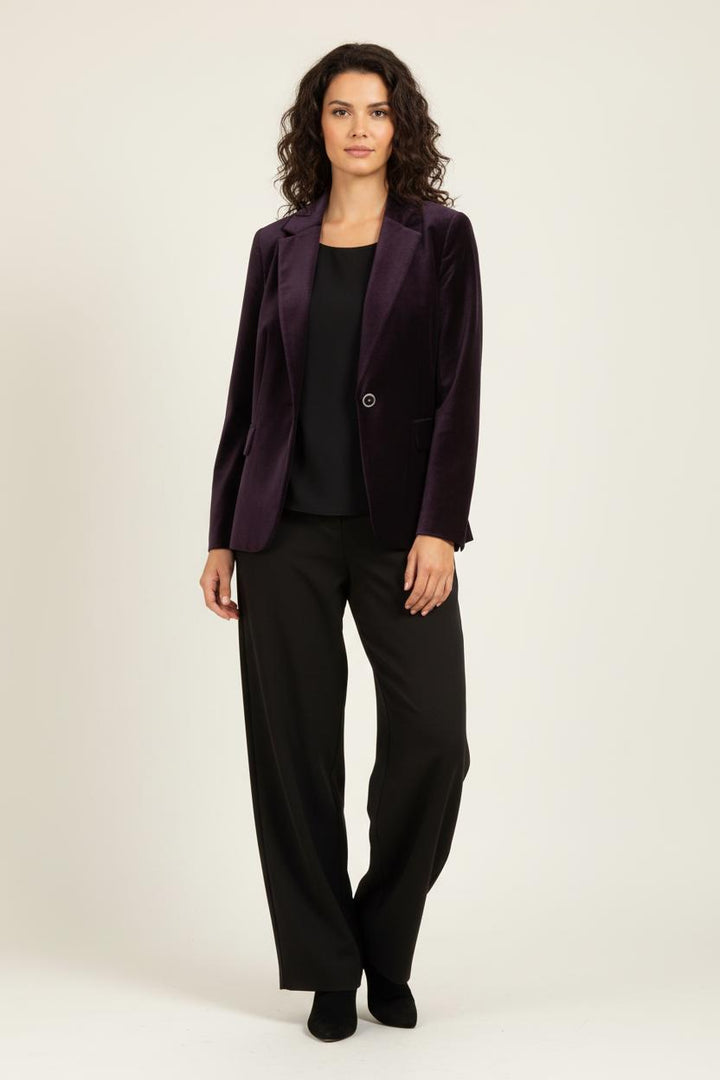 Blazer Violet - Taille S/36 de la marque Caroll | PARAD96819 - Vendu par Paradigme - Image 1