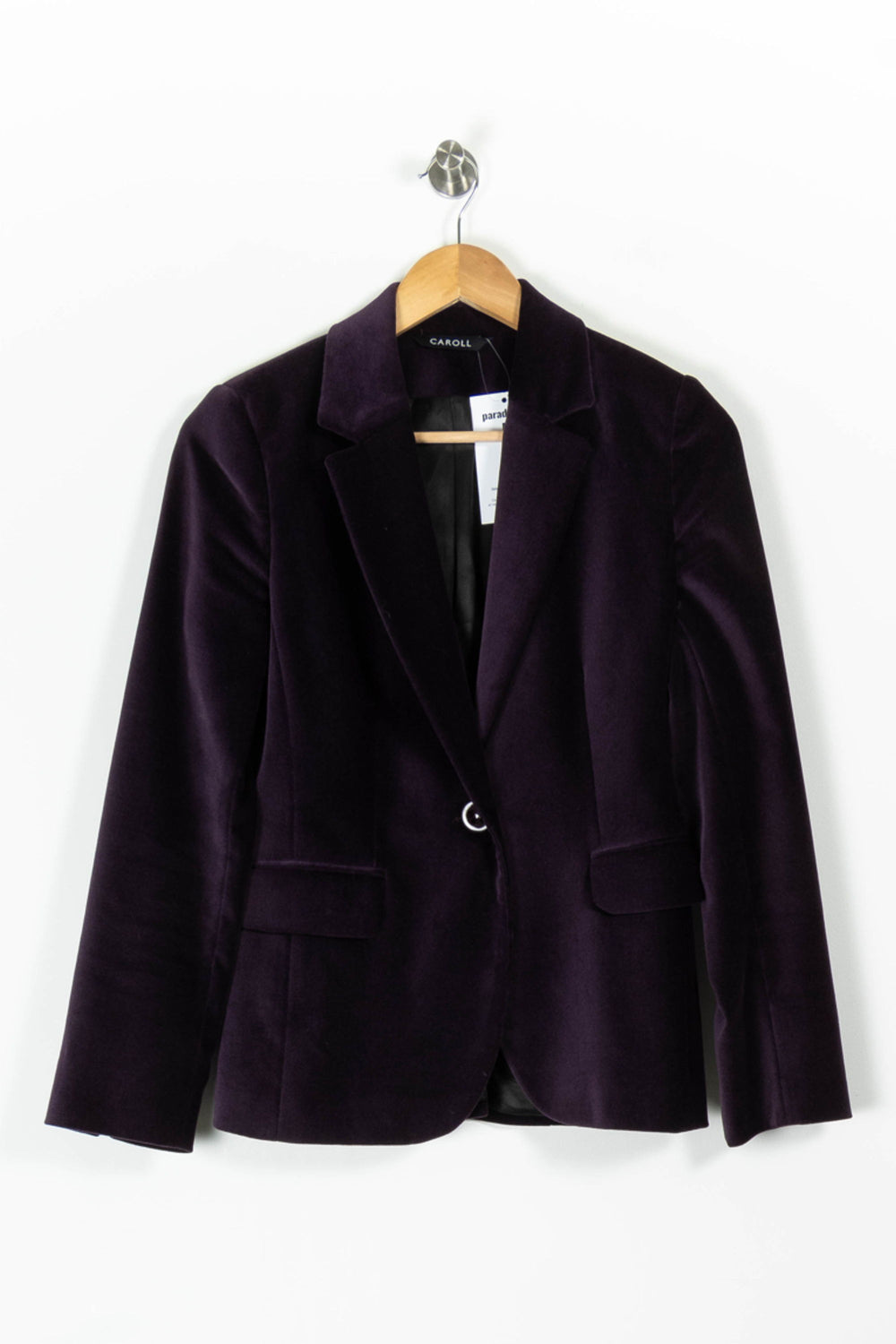Blazer Violet - Taille S/36 de la marque Caroll | PARAD96819 - Vendu par Paradigme - Image 2