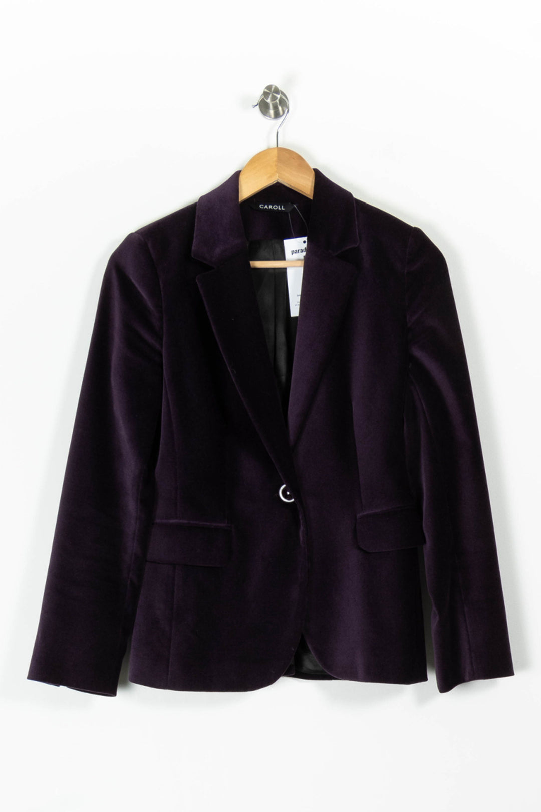Blazer Violet - Taille S/36 de la marque Caroll | PARAD96819 - Vendu par Paradigme - Image 2
