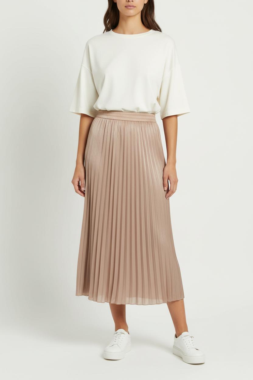 Jupe Plissée Beige - Taille S/36 de la marque Pablo | PARAD96824 - Vendu par Paradigme - Image 1