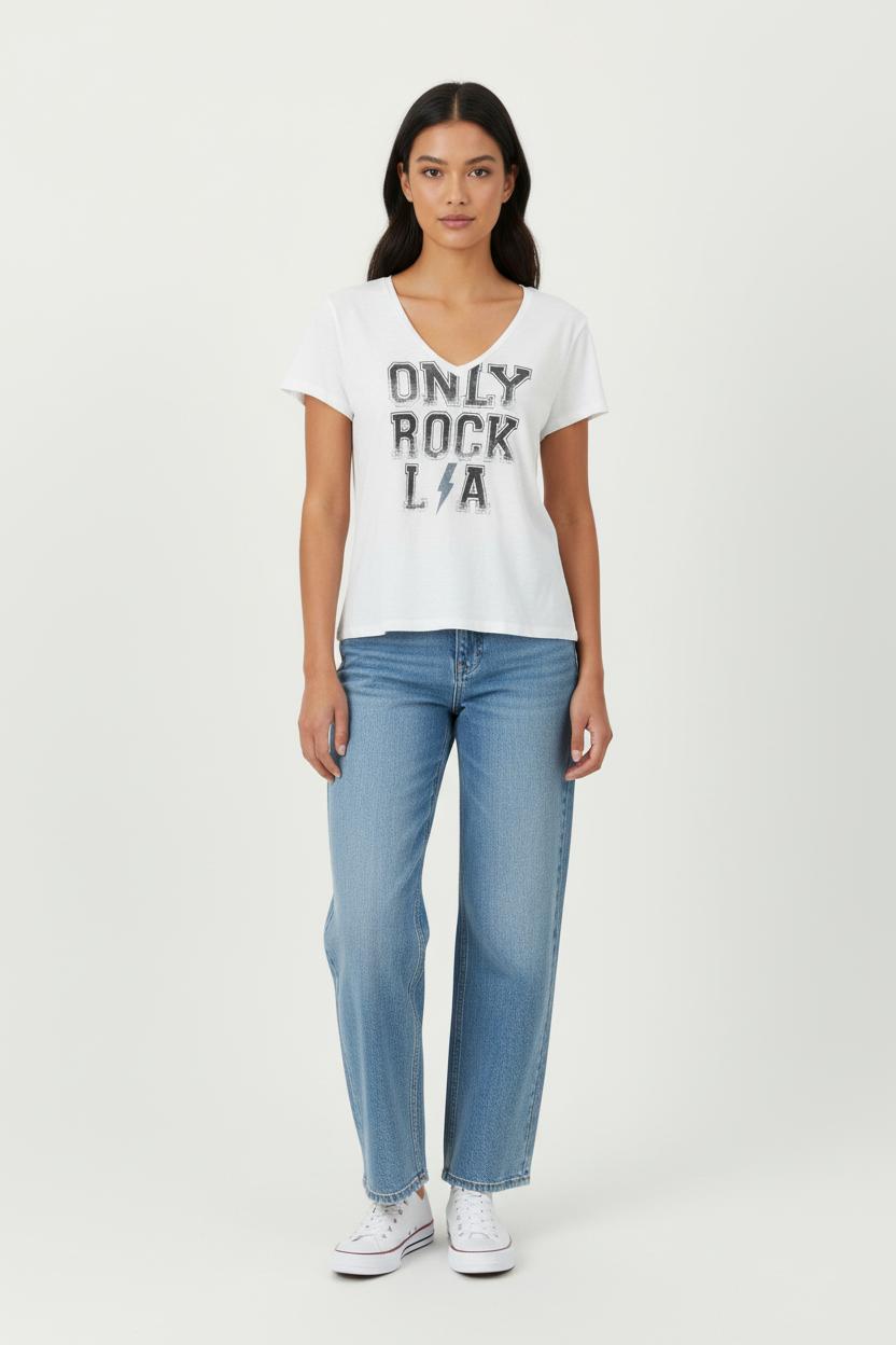 Tee-shirt Blanc - Taille L/40 de la marque IKKS | PARAD96831 - Vendu par Paradigme - Image 1