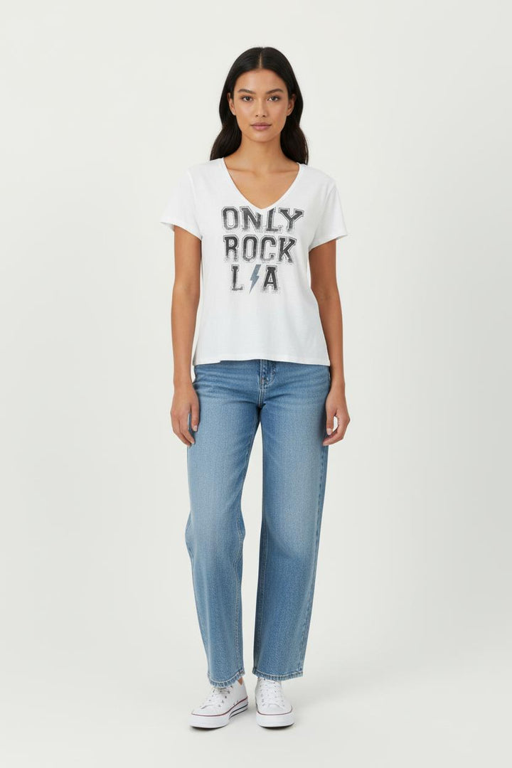 Tee-shirt Blanc - Taille L/40 de la marque IKKS | PARAD96831 - Vendu par Paradigme - Image 1
