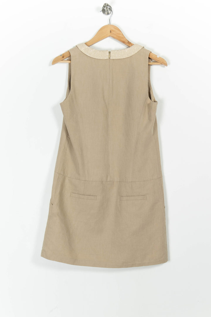 Robe Trapèze Beige - Taille M/38 de la marque Comptoir des Cotonniers | PARAD96833 - Vendu par Paradigme - Image 4