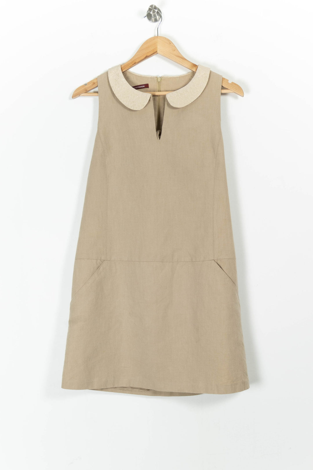 Robe Trapèze Beige - Taille M/38 de la marque Comptoir des Cotonniers | PARAD96833 - Vendu par Paradigme - Image 2