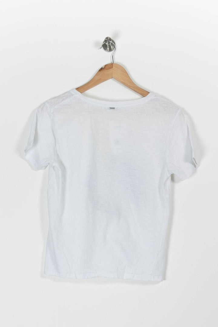 Tee-shirt Blanc et Noir - Taille L/40 de la marque IKKS | PARAD96842 - Vendu par Paradigme - Image 4