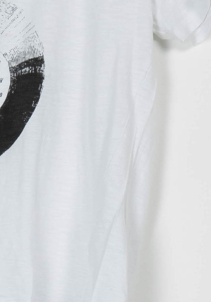 Tee-shirt Blanc et Noir - Taille L/40 de la marque IKKS | PARAD96842 - Vendu par Paradigme - Image 3