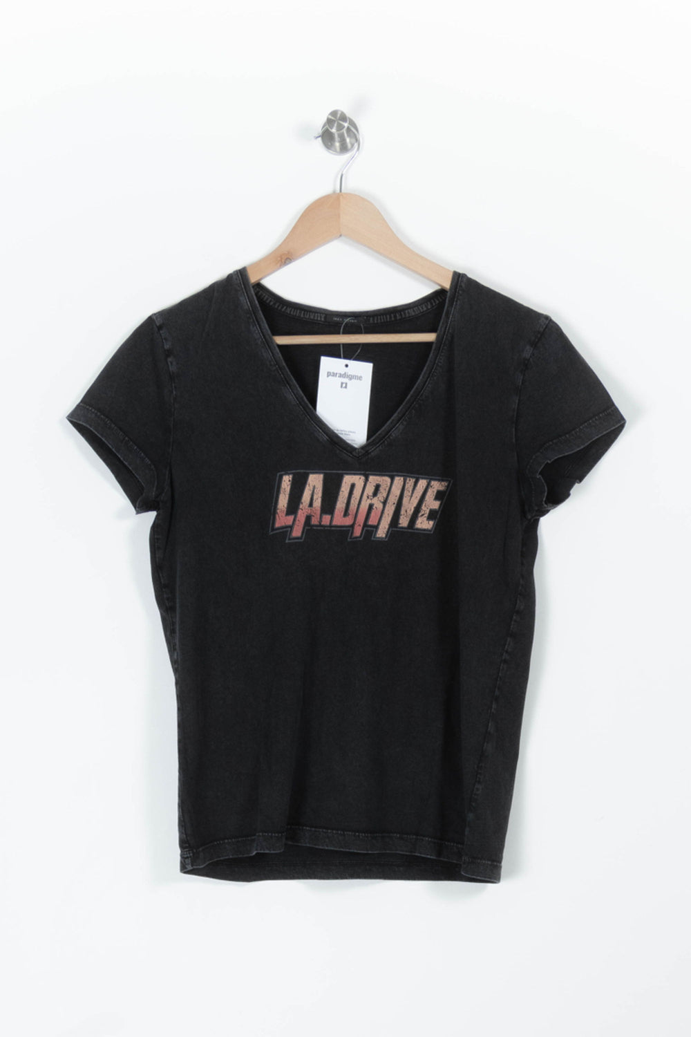 Tee-shirt Noir - Taille L/40 de la marque IKKS | PARAD96843 - Vendu par Paradigme - Image 2