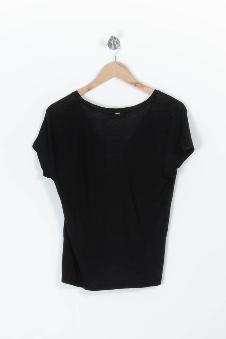 Tee-shirt Noir - Taille M/38 de la marque IKKS | PARAD96845 - Vendu par Paradigme - Image 4